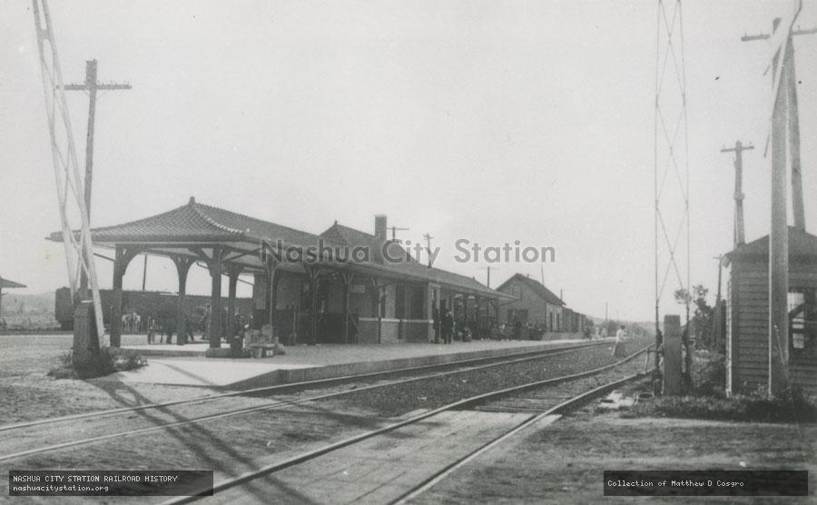 Postcard: Railroad Station, West Barnstable, Massachusetts